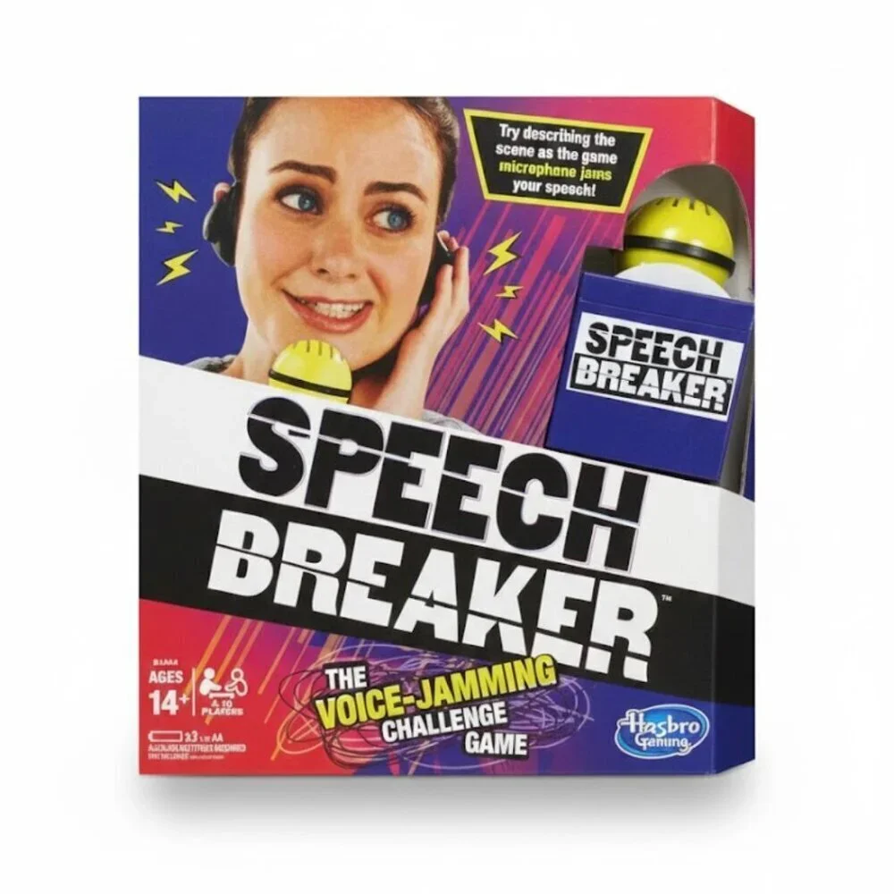 Hasbro Gaming Speech Breaker: The Voice-Jamming Challenge Game (Ages 14+)